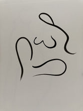 Load image into Gallery viewer, Sitting - Line Nude 09