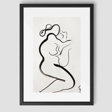 Load image into Gallery viewer, Contemplating - Line Nude 24