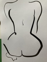 Load image into Gallery viewer, Back - Line Nude 08